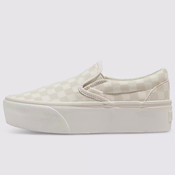 Classic Slip-On Checkerboard Stackform Shoe - Picture 1 of 8